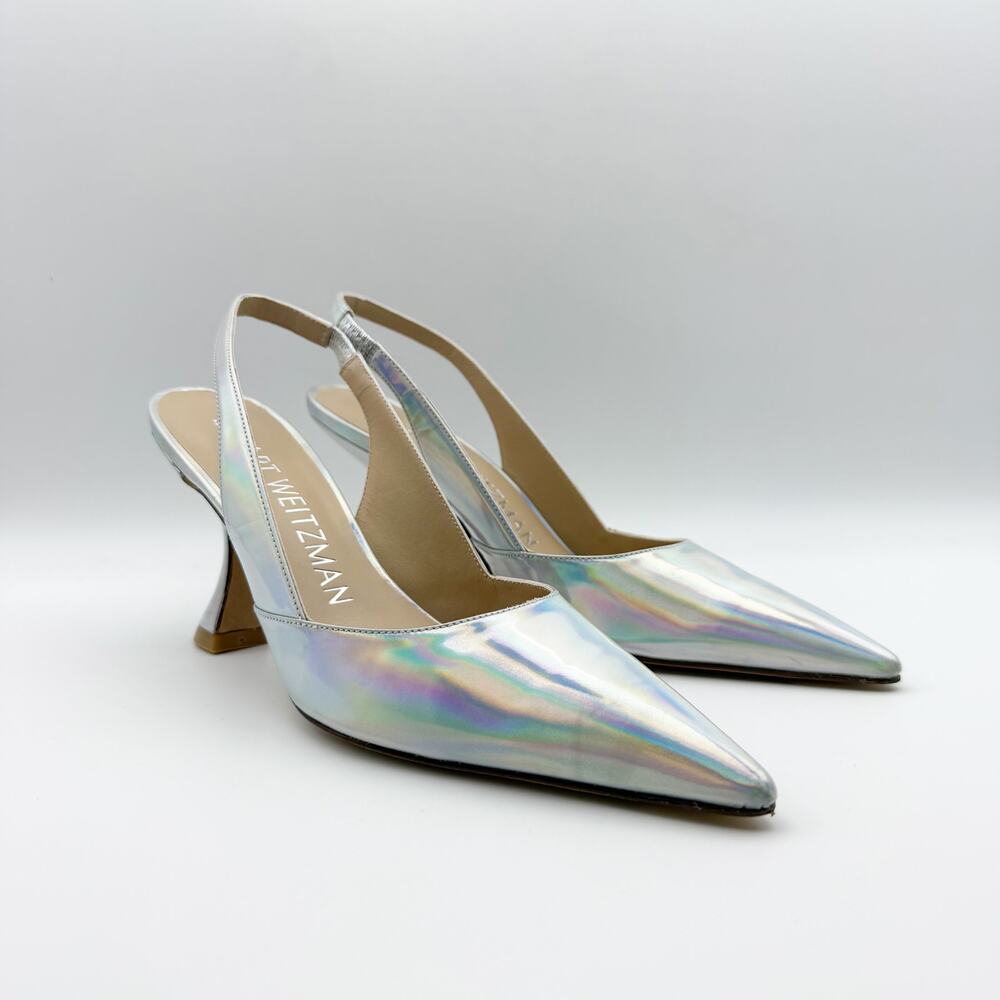 Stuart Weitzman Womens Xcurve 85 Slingback Heels … - image 5